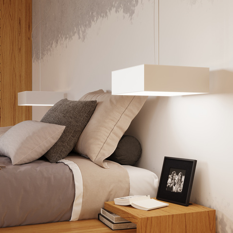 Data: Ceiling lamp HORUS 25 WHITE + 1x LED Bulb E27 3000K Warm White 7.5W 620lm