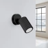 Wall lamp KARBON black with a switch