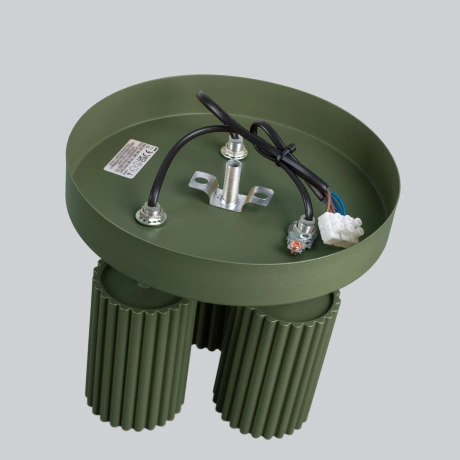 Ceiling lamp KARBON 3P olive green