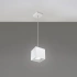 Pendant lamp QUAD 1 white