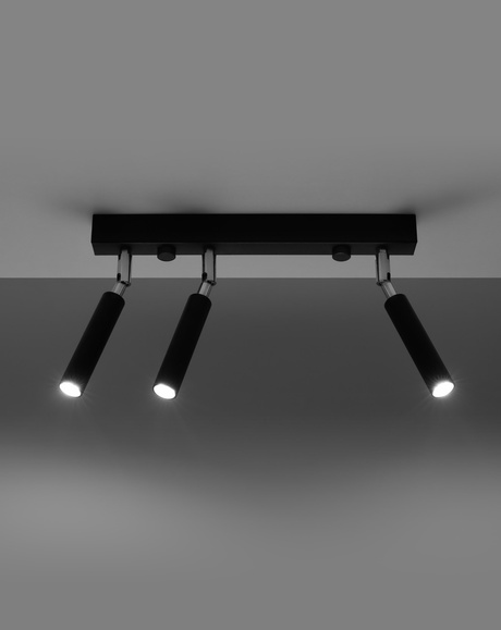 Ceiling lamp EYETECH 3 black + 3x LED Bulb G9 3000K Warm 4.5W 510lm