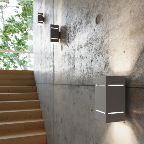 Wall lamp BLOCCO grey