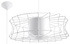 Pendant lamp SALERNO white