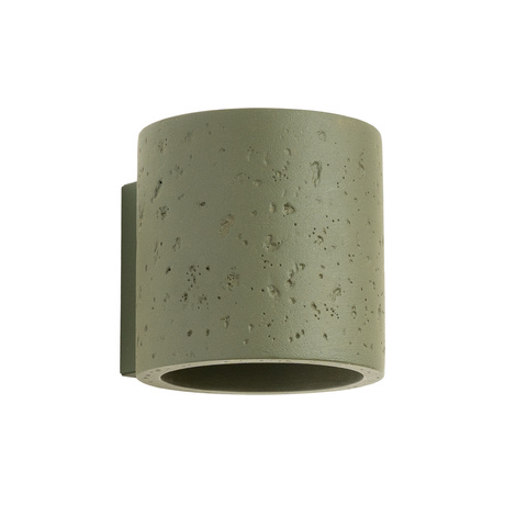 Wall lamp ORBIS concrete olive green