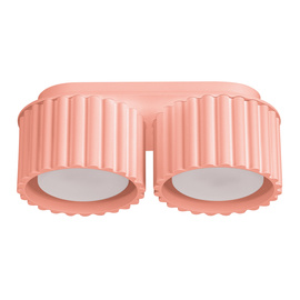 Ceiling lamp AURA 2 peach Gx53