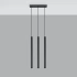 Pendant lamp PASTELO 3 black