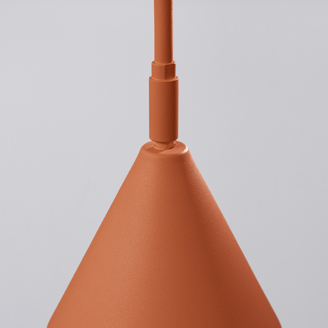 Wall lamp NOX red ochre