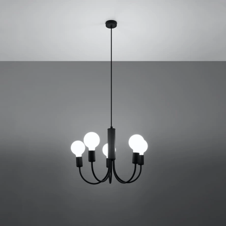 Chandelier PICCOLO 5 black