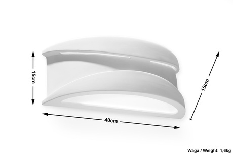 Wall lamp ceramic APOLLO