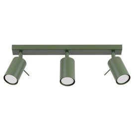 Ceiling lamp RING 3L olive green