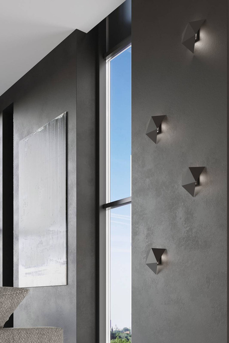 Wall lamp SOLIDO black + 1x LED Bulb G9 3000K Warm 4.5W 510lm