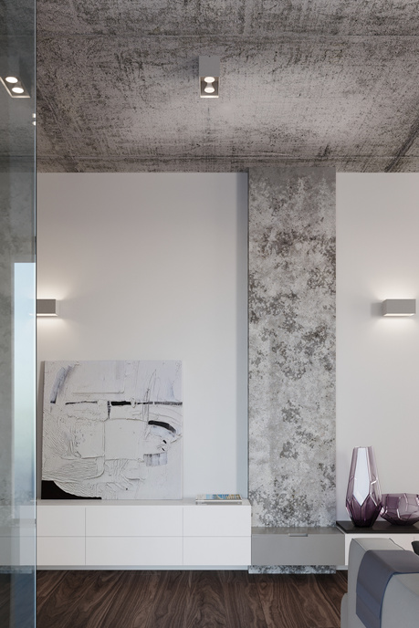 Wall lamp QUAD MAXI black