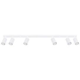 Ceiling lamp KARBON 6L white