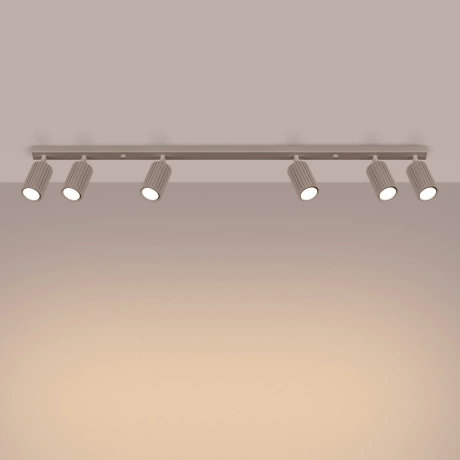 Ceiling lamp KARBON 4 taupe