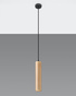 Ceiling Pendant Lamp LINO 1 natural wood + 1x LED Bulb GU-10 3000K Warm 7W 620lm