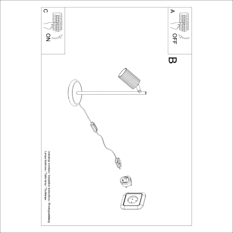 Table lamp KARBON olive green