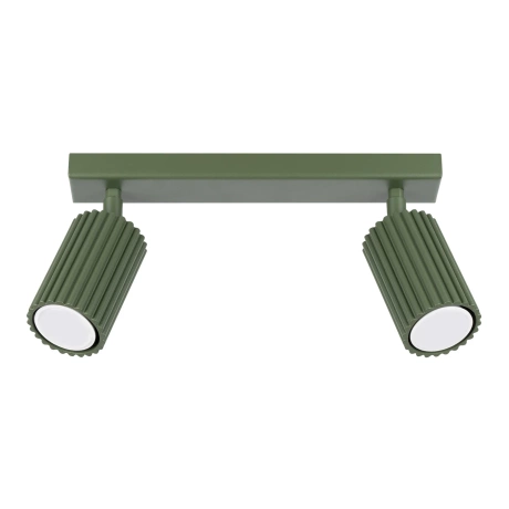 Ceiling lamp KARBON 2 olive green