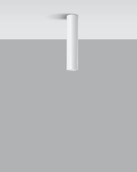 Ceiling lamp LAGOS 30 white + 1x LED Bulb GU-10 3000K Warm 7W 620lm