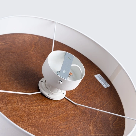Ceiling lamp TELESTO white/dark brown