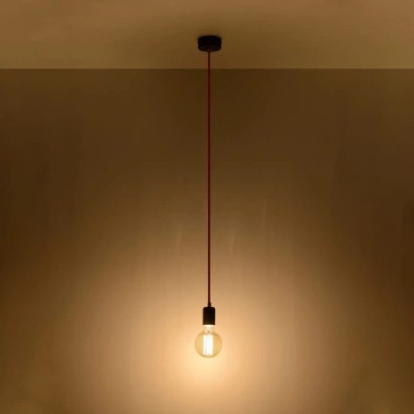 Pendant lamp EDISON black