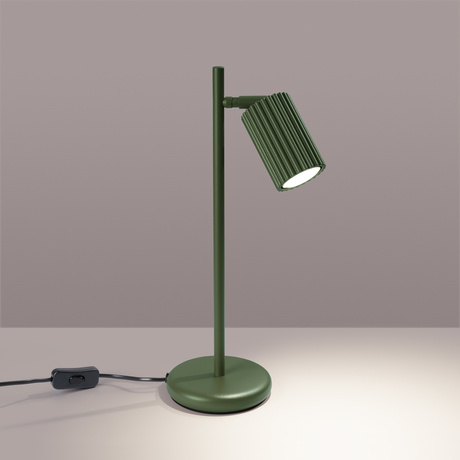 Table lamp KARBON olive green