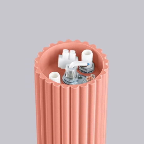 Ceiling lamp HALO peach IP44