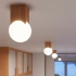 Ceiling lamp SOLIS natural wood