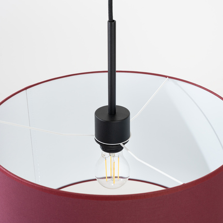 Pendant lamp NEVIA burgundy