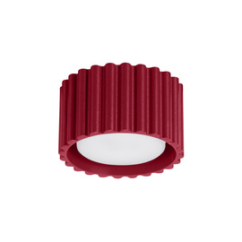 Ceiling lamp AURA 1 burgundy Gx53