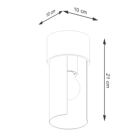 Ceiling lamp FLASH white