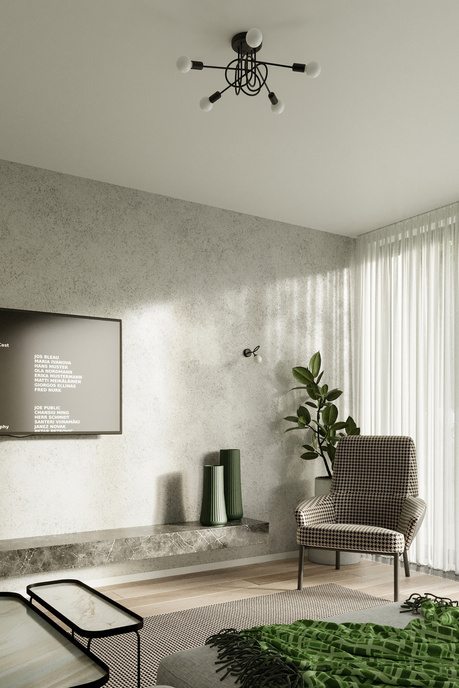 Chandelier SUPEŁ 3 black = 3X LED Bulb E27 3000K 7W 760lm