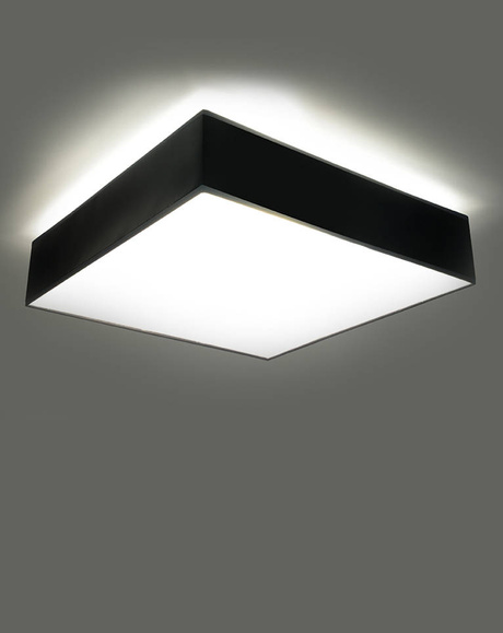 Ceiling lamp HORUS 25 BLACK + 1x LED Bulb E27 3000K Warm 7.5W 620lm