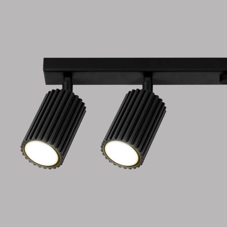 Ceiling lamp KARBON 6L black