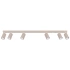 Ceiling lamp KARBON 4 taupe