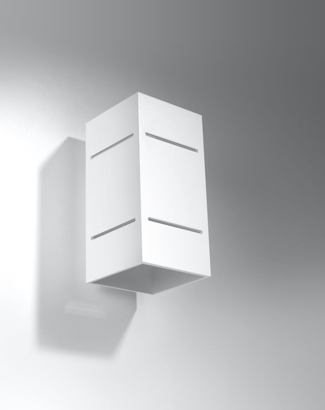 Wall lamp BLOCCO white + 1x LED Bulb G9 3000K Warm 4.5W 510lm