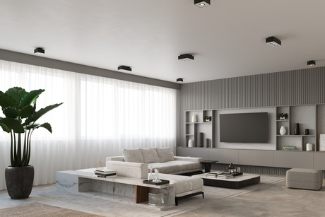 Ceiling lamp MONO 3 black + 3x LED GU-10 Bulb 4000K Cool White 7W 630lm