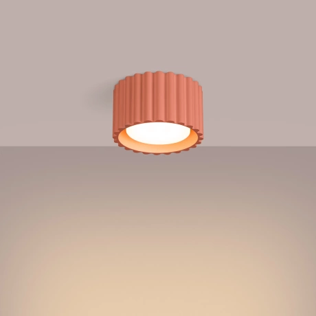 Ceiling lamp AURA 1 peach Gx53