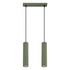 Pendant lamp KARBON 2 olive green