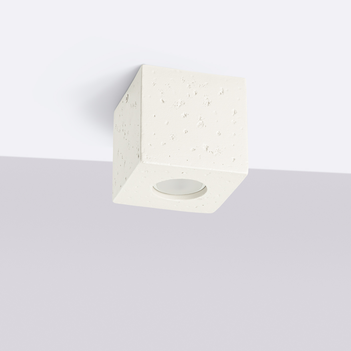 Ceiling lamp QUAD concrete beige