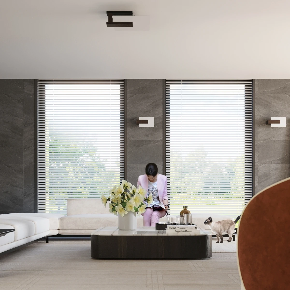 Ceiling lamp LAPPO wenge