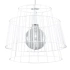Pendant lamp GATE white