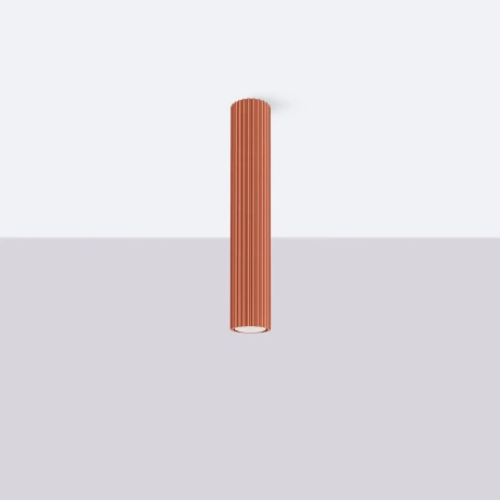 Ceiling lamp KARBON 40 red ochre