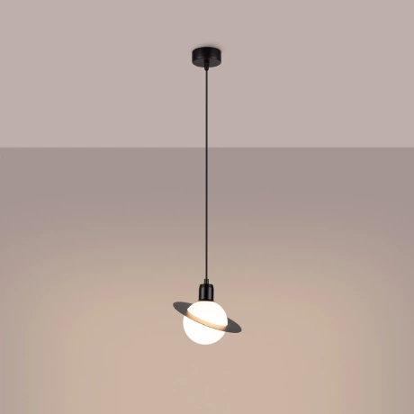 Pendant lamp HYPERION 1 black