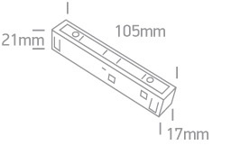 Connector for magnetic rails