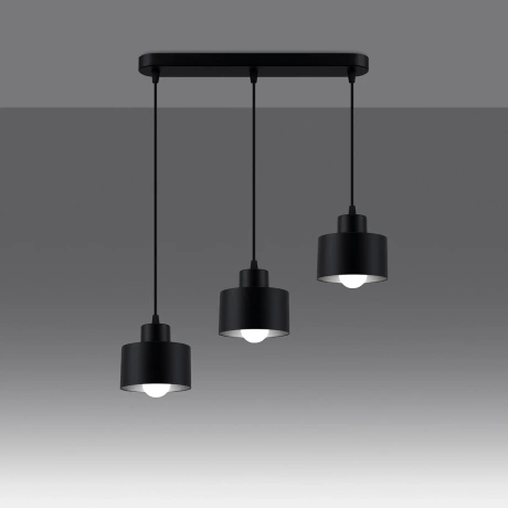 Pendant lamp SAVAR 3 black