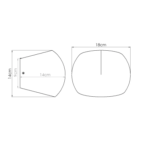 Wall lamp GLOBE concrete