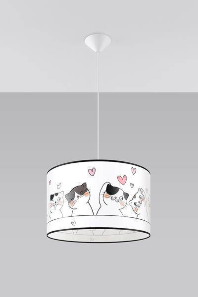 Hanging lamp CAT 40 + 1x LED Bulb E27 3000K Warm 7.5W 620lm