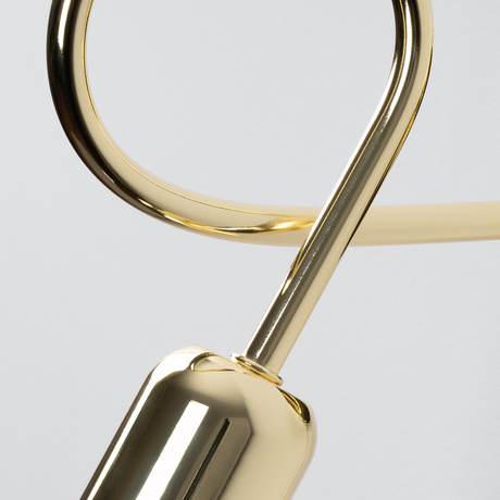 Wall lamp SUPEŁ glossy gold + 1X LED Bulb E27 3000K Warm 7.5W 620lm