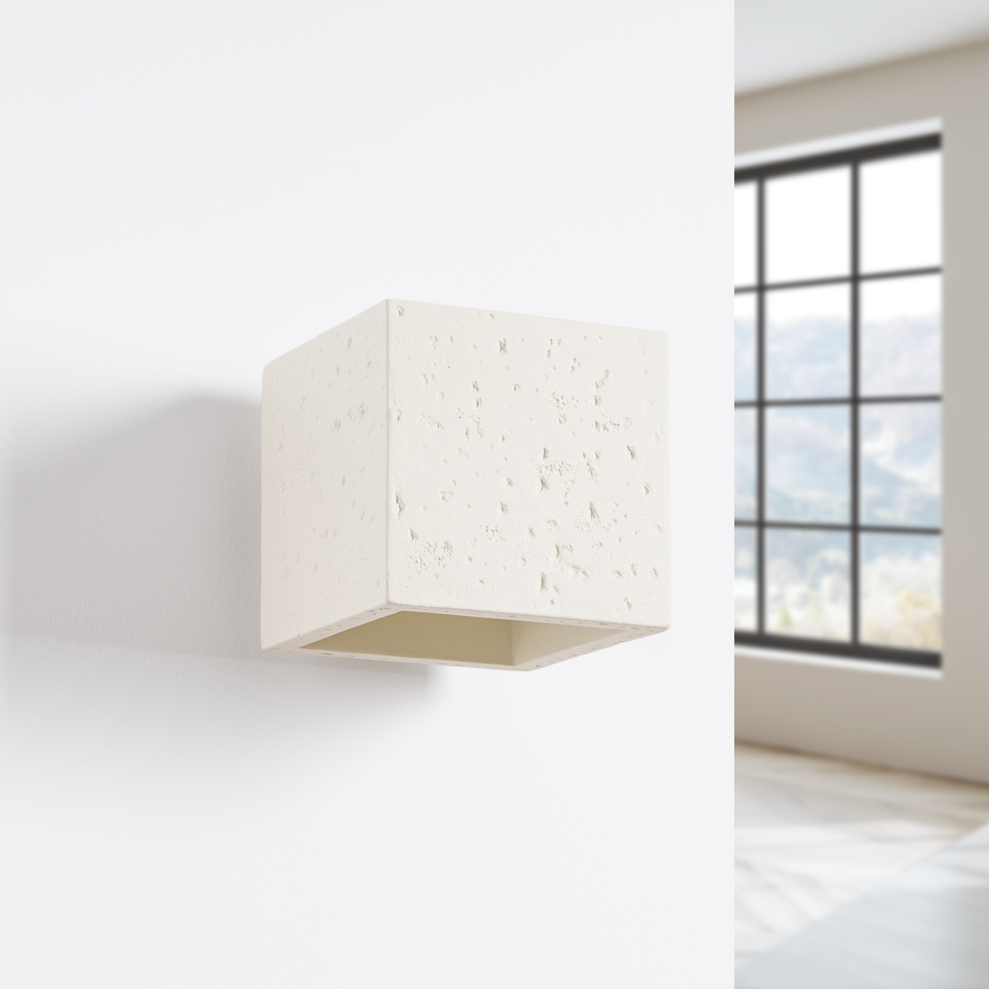 Wall lamp QUAD concrete beige