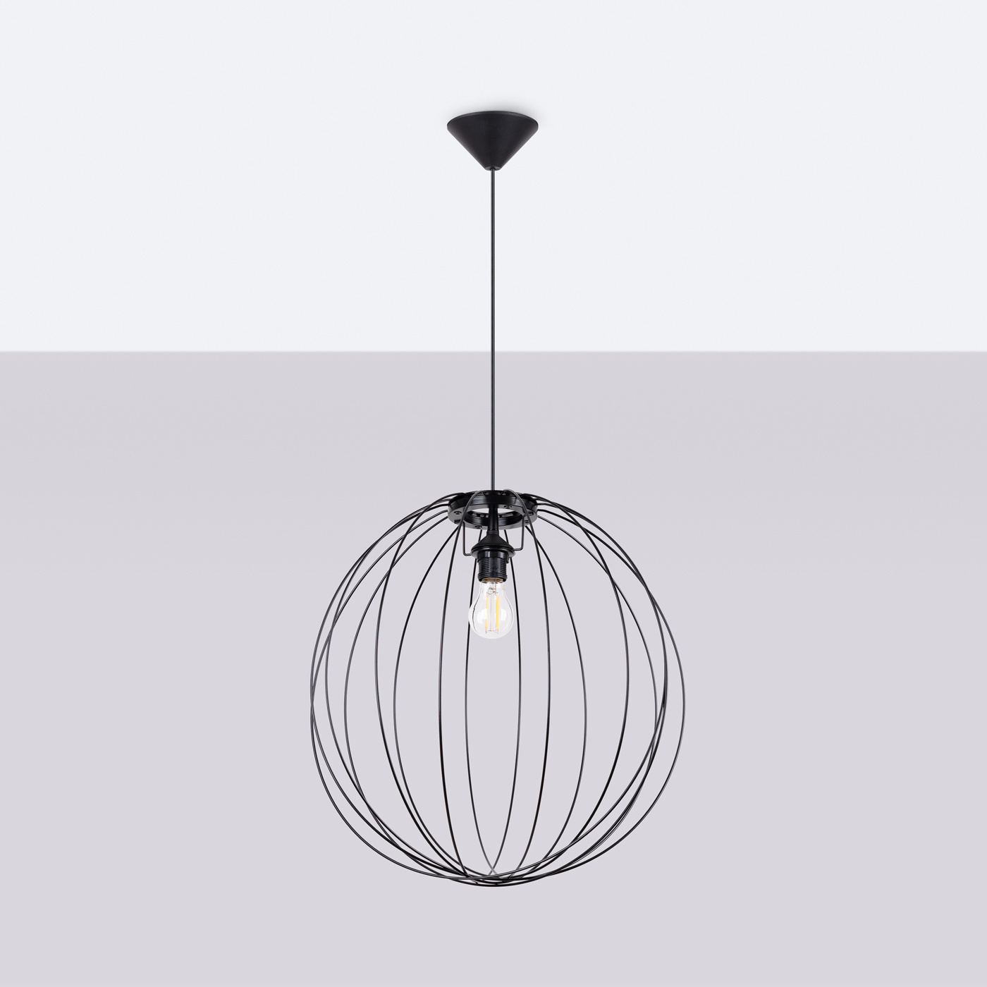Pendant lamp ZIRO black